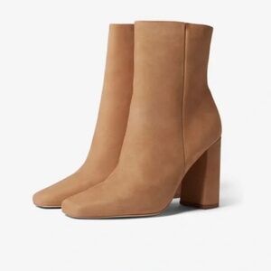 Steve Madden Women's Leather Boot Heels 8.5